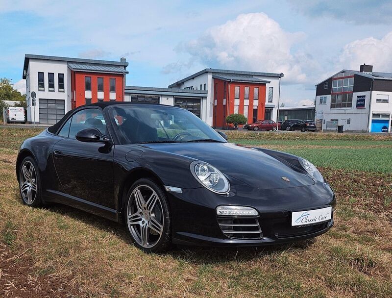 Schwarz Gebraucht 2009 Porsche 911 Carrera 4 Cabriolet Cabrio | 56.000 € (Superpreis) - Bild 1/4