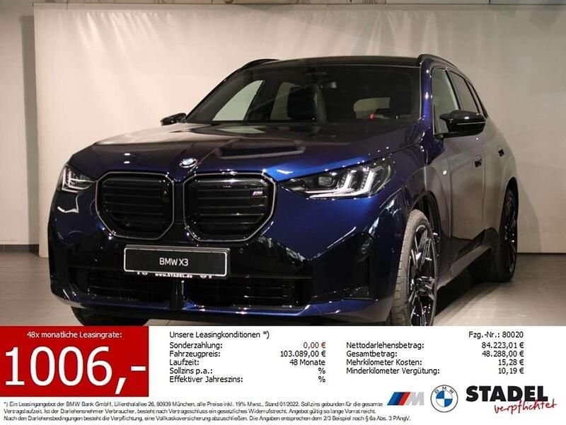 Neu BMW X3 M 398 PS (292 kW) 2026 Transanitblau metallic SUV