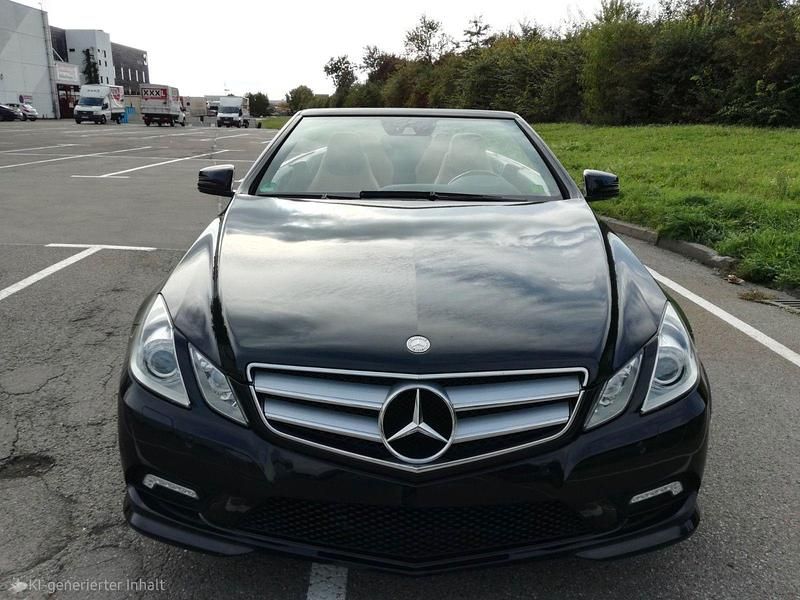 Usata Mercedes E350 231 CV (169 kW) 2011 Nero Cabrio