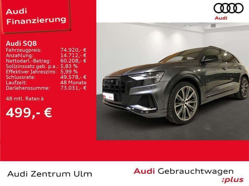 Daytonagrau perleffekt Gebraucht 2021 Audi SQ8 Advanced SUV | 74.920 € (Superpreis) - Bild 1/4