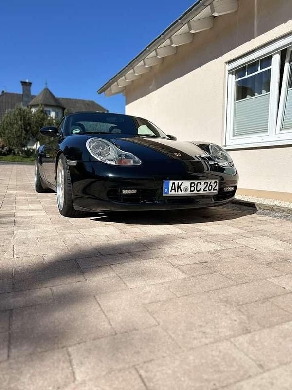 Schwarz Gebraucht 2000 Porsche 986 Boxster Cabrio | 14.200 € (Fairer Preis) - Bild 1/4