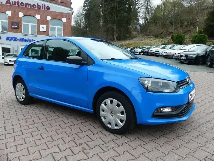 Second-hand VW Polo 60 CP (44 kW) 2014 Albastru Hatchback