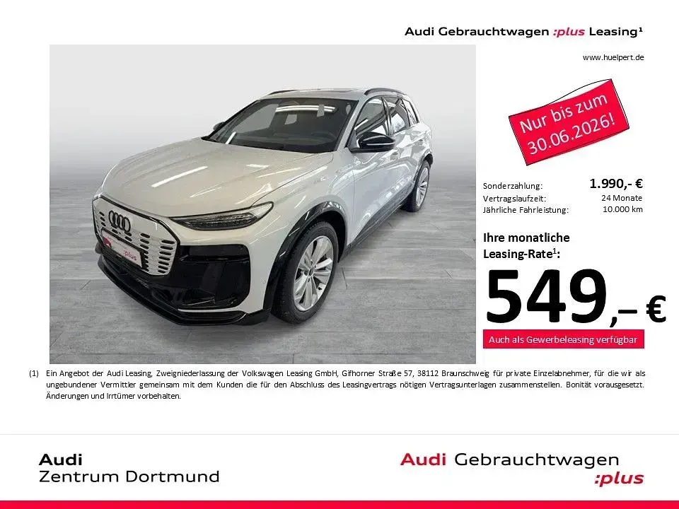 Gebraucht Audi Q6 e-tron S-Line 284 kW (387 PS) 2025 Weiß SUV