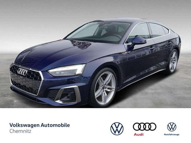 2d navarrablau metallic Gebraucht 2022 Audi A5 S-Line Limousine | 32.830 € (Fairer Preis) - Bild 1/4