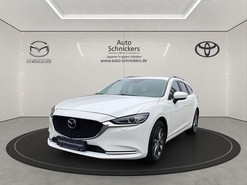 Snowflake white pearl Gebraucht 2022 Mazda 6 Exclusive-Line Kombi | 24.240 € (Guter Preis) - Bild 1/4