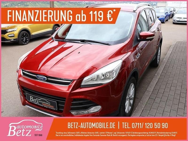 Rot (rubyrot (metallic)) Gebraucht 2015 Ford Kuga Titanium SUV | 11.490 € (Guter Preis) - Bild 1/4