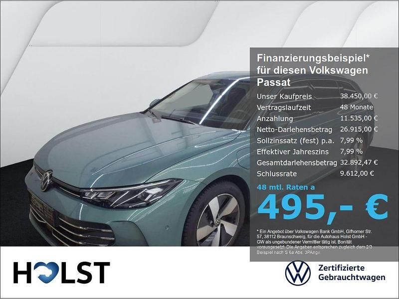Grün Gebraucht 2025 VW Passat Business Limousine | 38.450 € (Superpreis) - Bild 1/4