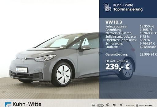 Gebraucht VW ID.3 Pure 110 kW (150 PS) 2021 Grau Kleinwagen