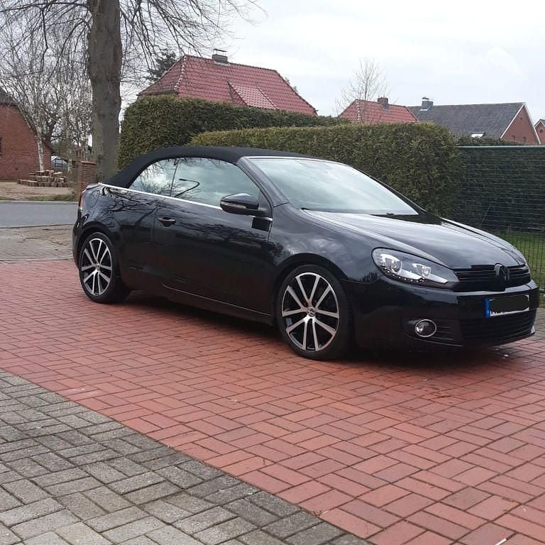 Schwarz Gebraucht 2011 VW Golf Cabriolet Cabrio | 9.000 € (Superpreis) - Bild 1/4