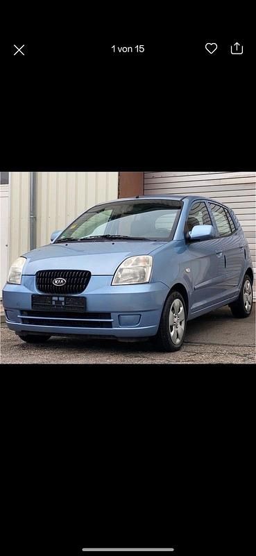 Gebraucht Kia Picanto 72 PS (52 kW) 2007 Blau Kleinwagen