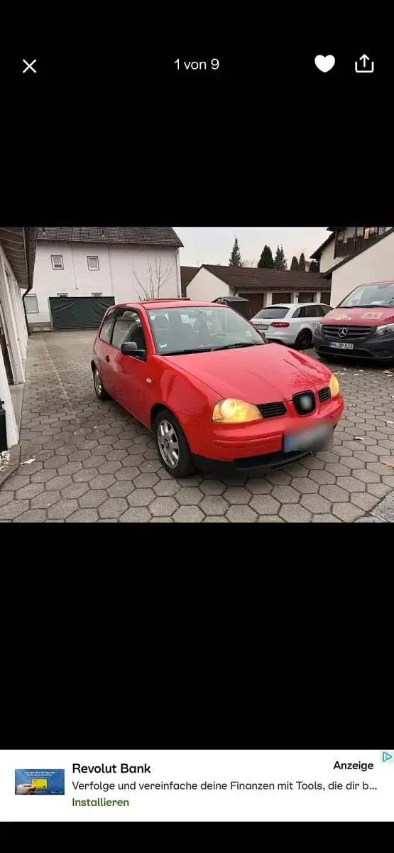 Gebraucht Seat Arosa 50 PS (36 kW) 2003 Rot Kleinwagen