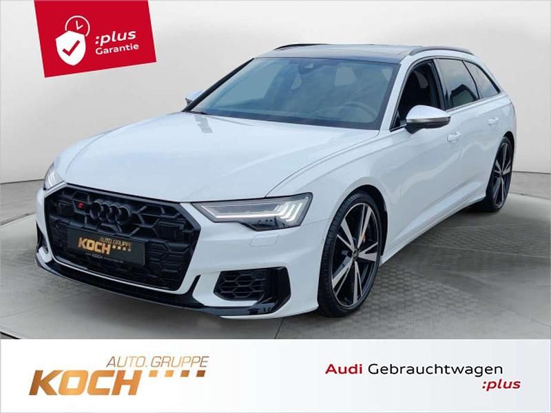 Gletscherweiß metallic Gebraucht 2024 Audi S6 Ambiente Kombi | 59.890 € (Superpreis) - Bild 1/2
