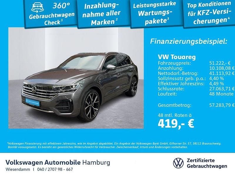 Gebraucht VW Touareg R-line 286 PS (210 kW) 2021 3m siliziumgrau metallic (metallic) SUV