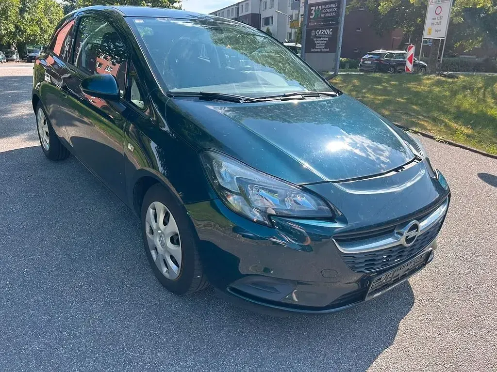 Gebraucht Opel Corsa Edition 69 PS (50 kW) 2016 Grün Kleinwagen