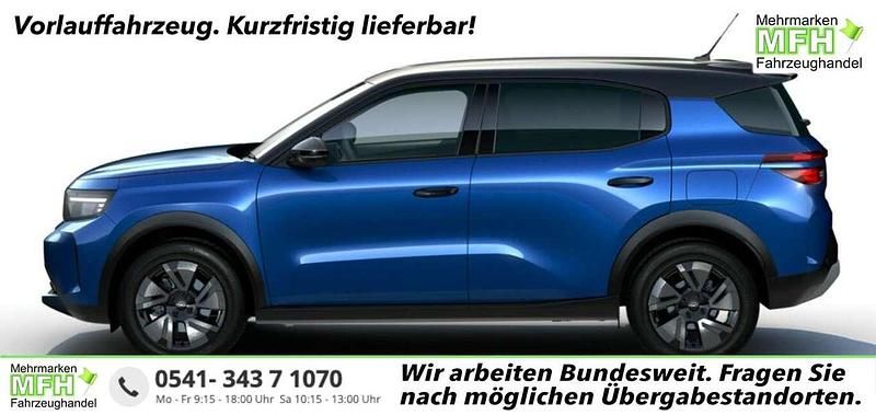 Neu Opel Frontera 145 PS (106 kW) 2025 Blue modra effekt SUV