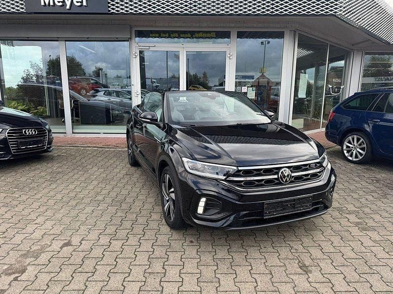 Deep black perleffekt Gebraucht 2022 VW T-Roc Cabriolet R-line Cabrio | 24.930 € (Fairer Preis) - Bild 1/4