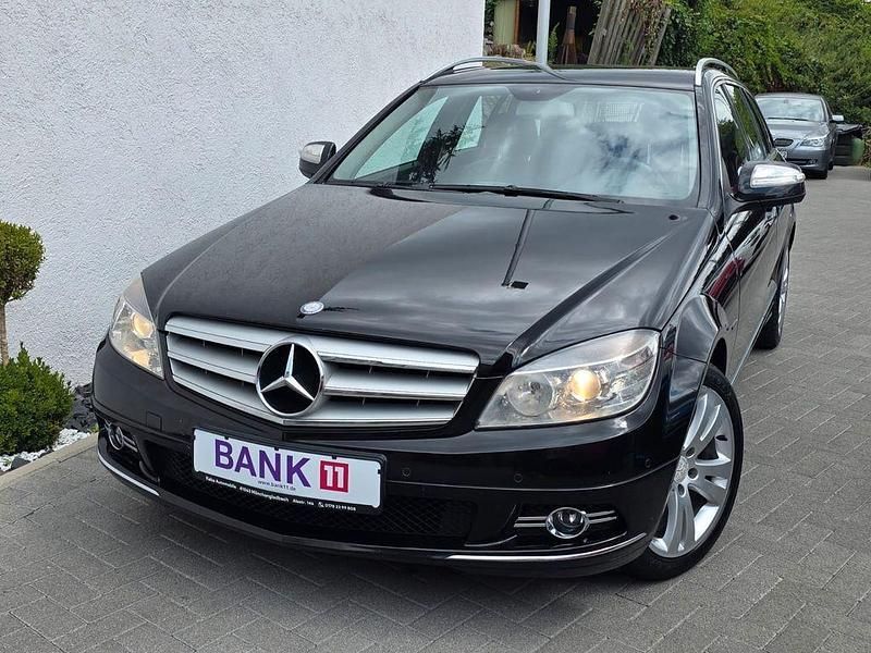 Schwarz Gebraucht 2008 Mercedes C180 Avantgarde Kombi | 3.898 € (Superpreis) - Bild 1/4