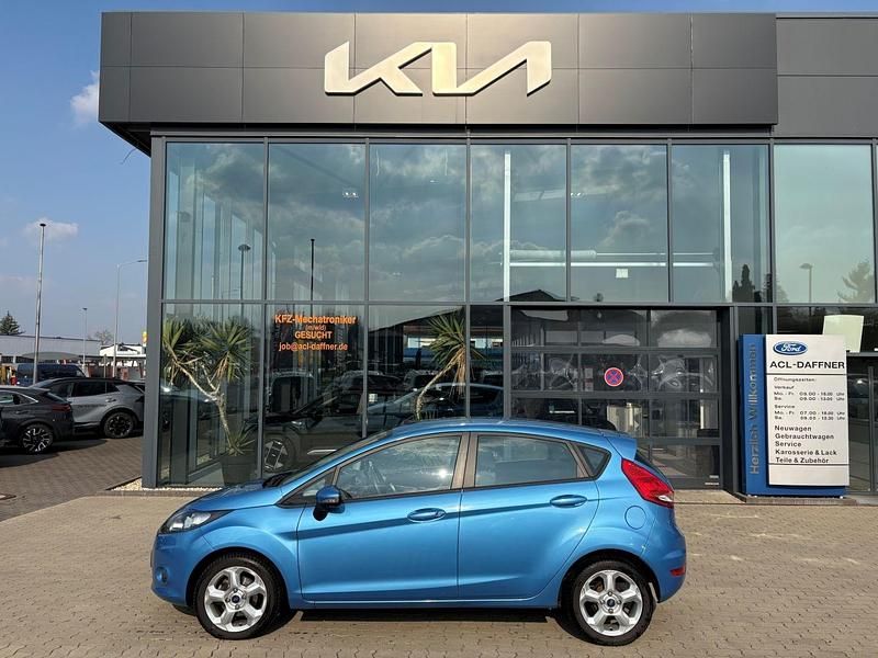 Gebraucht Ford Fiesta Trend 82 PS (60 kW) 2008 Blau Kleinwagen