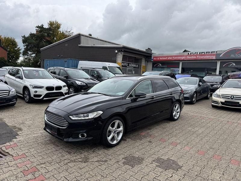 Schwarz Gebraucht 2015 Ford Mondeo ST-Line Kombi | 8.999 € (Fairer Preis) - Bild 1/4