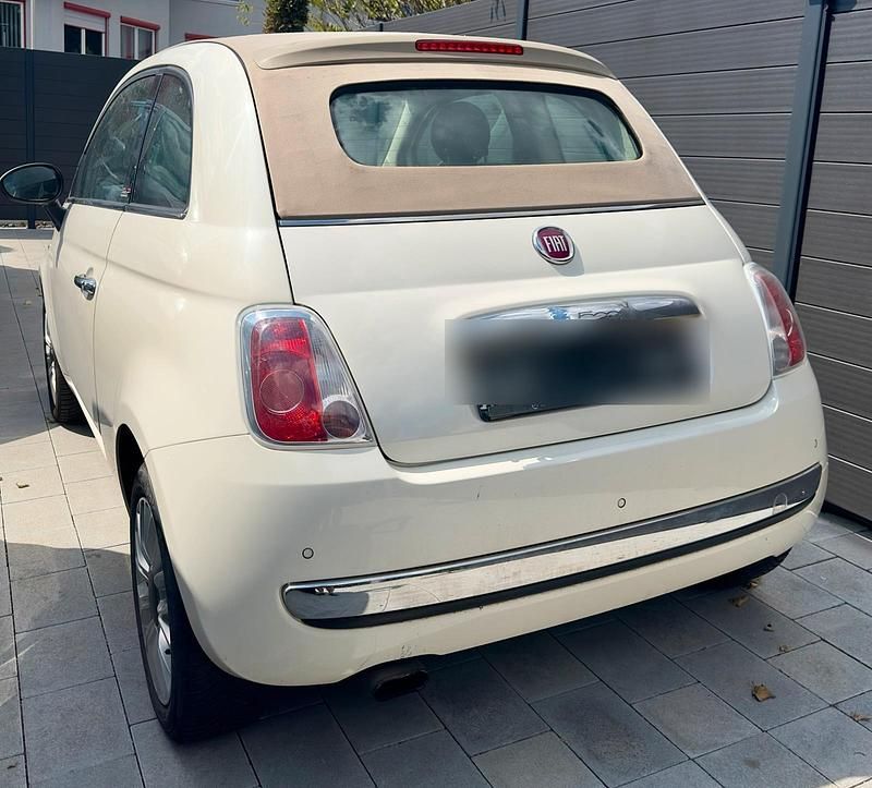 Weiß Gebraucht 2015 Fiat 500C Lounge Cabrio | 6.900 € (Guter Preis) - Bild 1/4