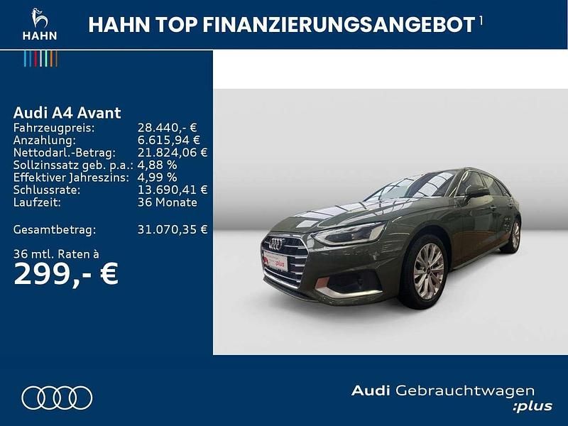 Gebraucht Audi A4 Advanced Plus 150 PS (110 kW) 2023 Grün Kombi