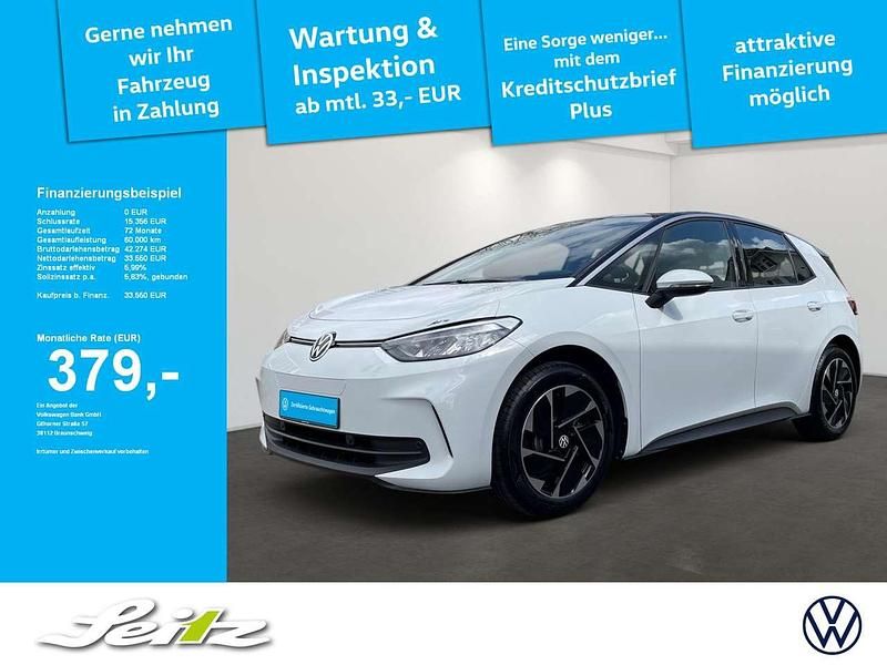 Weiß Gebraucht 2024 VW ID.3 Pro Kleinwagen | 33.550 € (Fairer Preis) - Bild 1/3