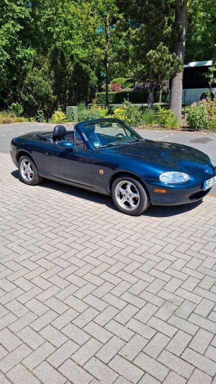 Blau Gebraucht 2000 Mazda MX5 Cabrio | 3.450 € (Superpreis) - Bild 1/4