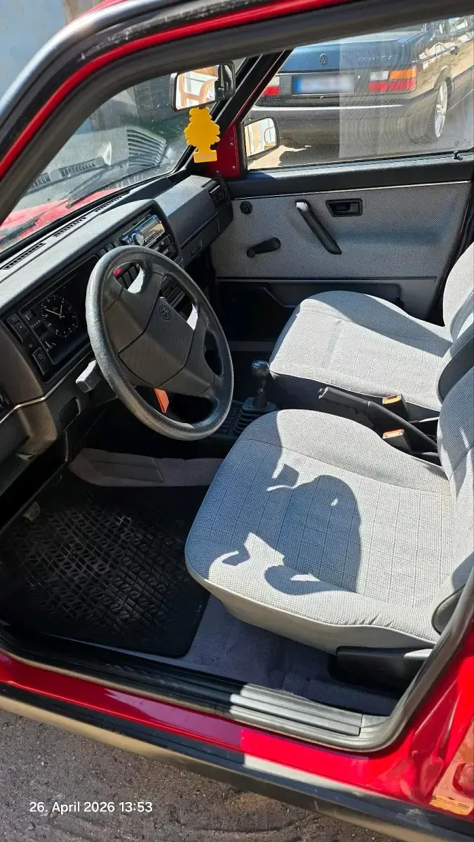 Gebraucht VW Jetta 90 PS (66 kW) 1989 Rot Limousine
