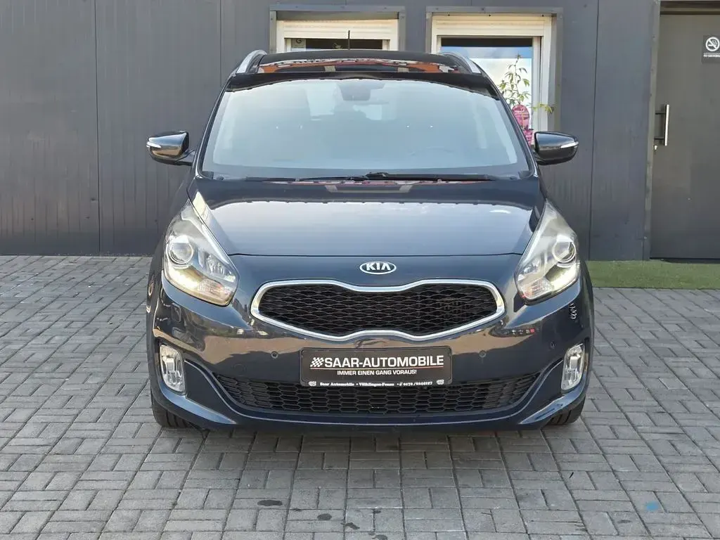 Gebraucht Kia Carens Vision 136 PS (100 kW) 2015 Blau Van / Kleinbus