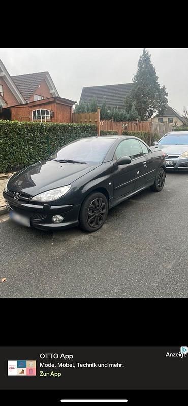 Schwarz Gebraucht 2006 Peugeot 206 Cabrio | 350 € (Superpreis) - Bild 1/2