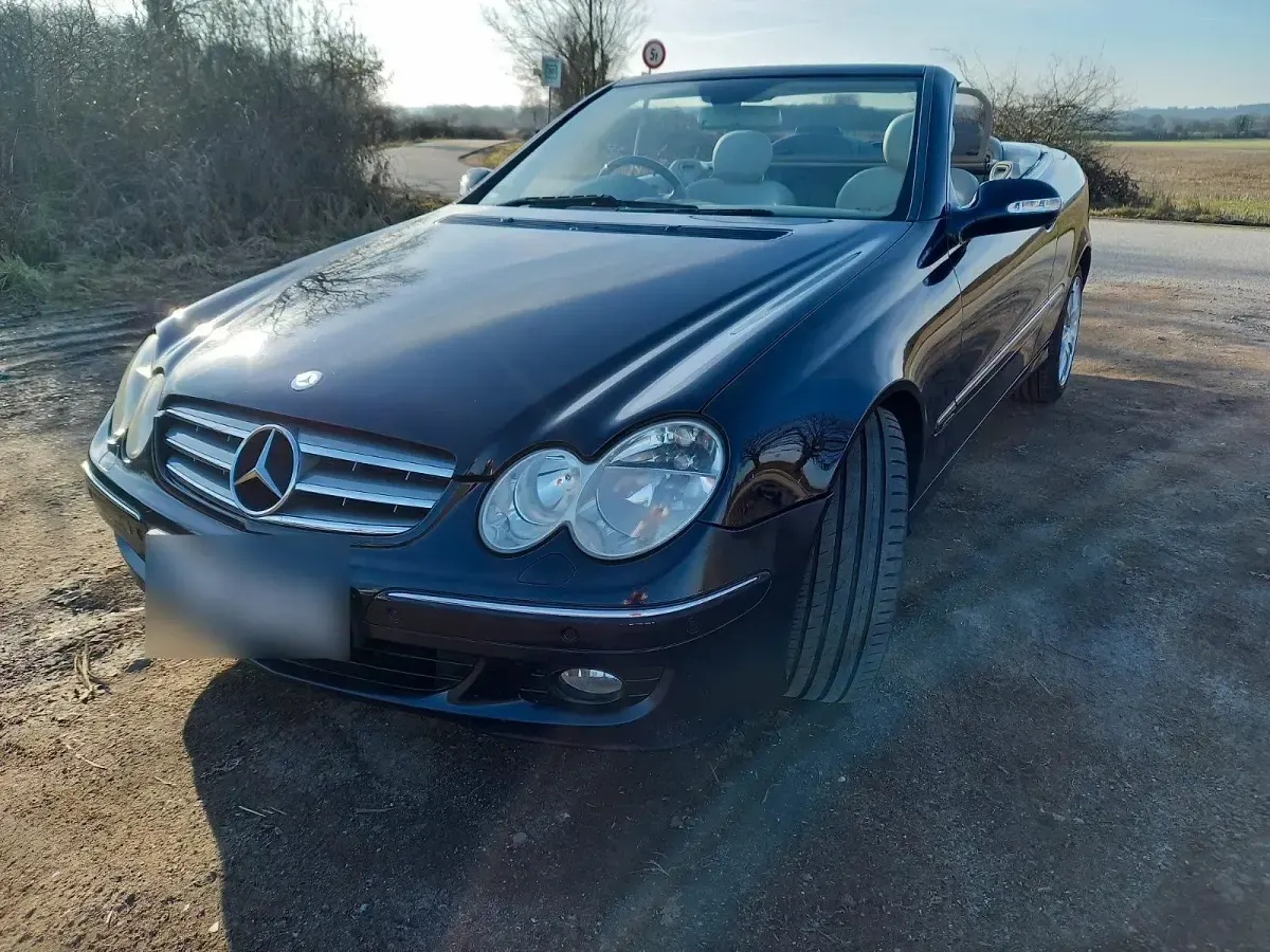 Gebraucht Mercedes CLK280 231 PS (169 kW) 2005 Blau Cabrio