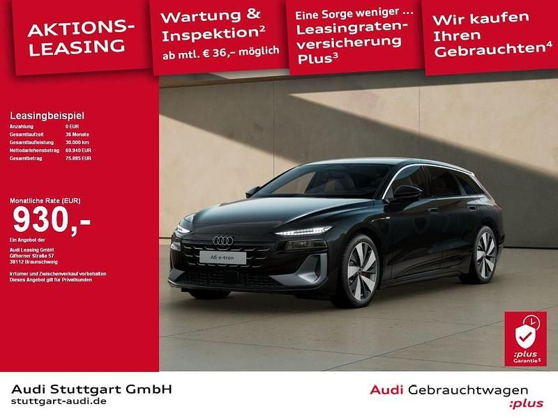 Mythosschwarz metallic Gebraucht 2025 Audi A6 e-tron Performance Kombi | 69.940 € (Superpreis) - Bild 1/2