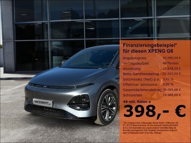 Graphite gray Gebraucht 2025 XPENG G6 RWD Long Range SUV | 42.990 € (Guter Preis) - Bild 1/4