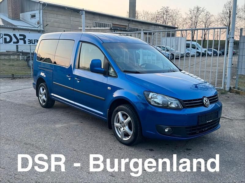 Second-hand VW Caddy Maxi 102 CP (75 kW) 2011 Albastru Monovolum
