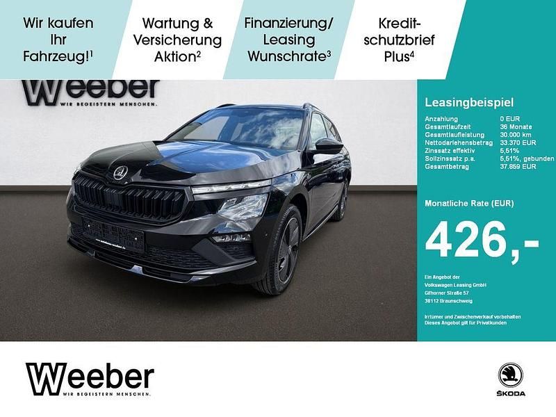 Schwarz Gebraucht 2025 Skoda Kamiq Monte Carlo SUV | 33.370 € (Teuer) - Bild 1/4