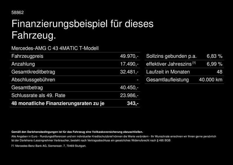 Gebraucht Mercedes C43 AMG AMG 408 PS (300 kW) 2023 Othercolor Kombi