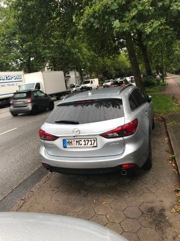 Gebraucht Mazda 6 Sports-Line 175 PS (128 kW) 2016 Silber metallic Kombi