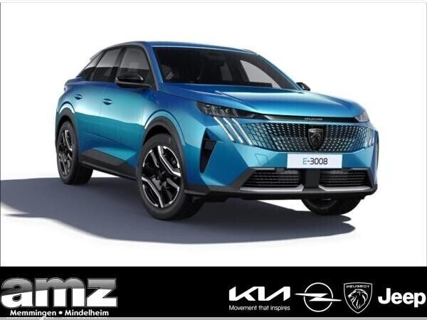 Blau (obsession blau) Neu 2025 Peugeot e-3008 Allure SUV | 39.853 € (Superpreis) - Bild 1/4