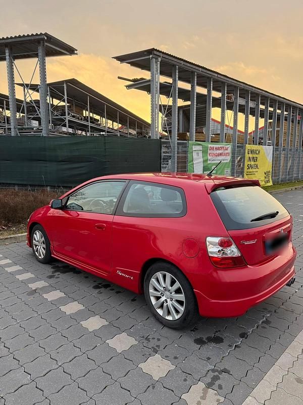 Gebraucht Honda Civic 90 PS (66 kW) 2005 Rot Kleinwagen