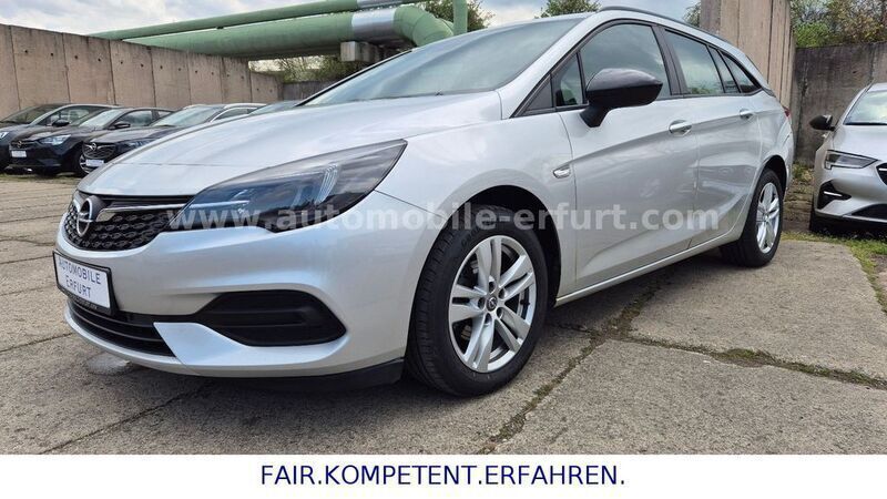 Silber Gebraucht 2021 Opel Astra Edition Kombi | 12.900 € (Fairer Preis) - Bild 1/4