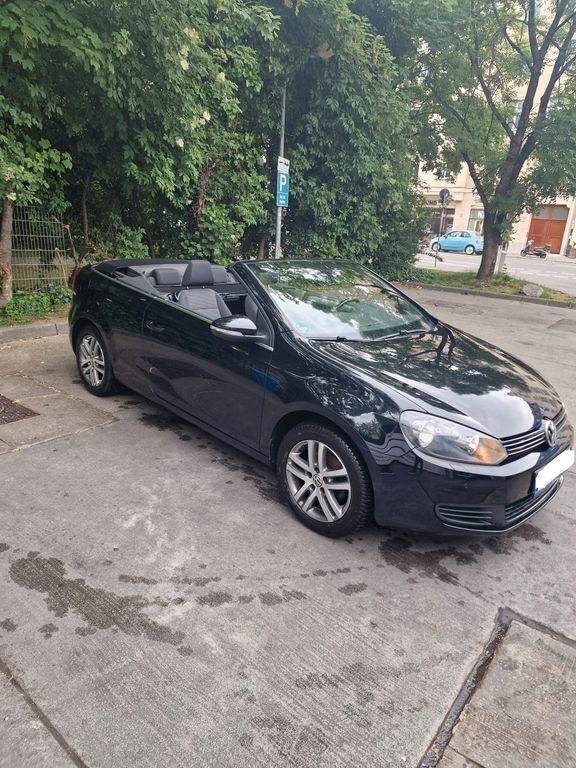 Schwarz Gebraucht 2013 VW Golf Cabriolet Life Cabrio | 7.990 € (Superpreis) - Bild 1/4