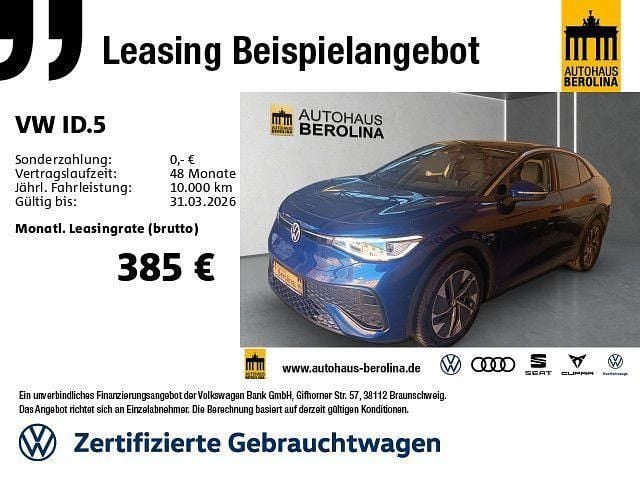Gebraucht VW ID.5 Pro 210 kW (286 PS) 2025 Blue dusk metallic/schwarz SUV