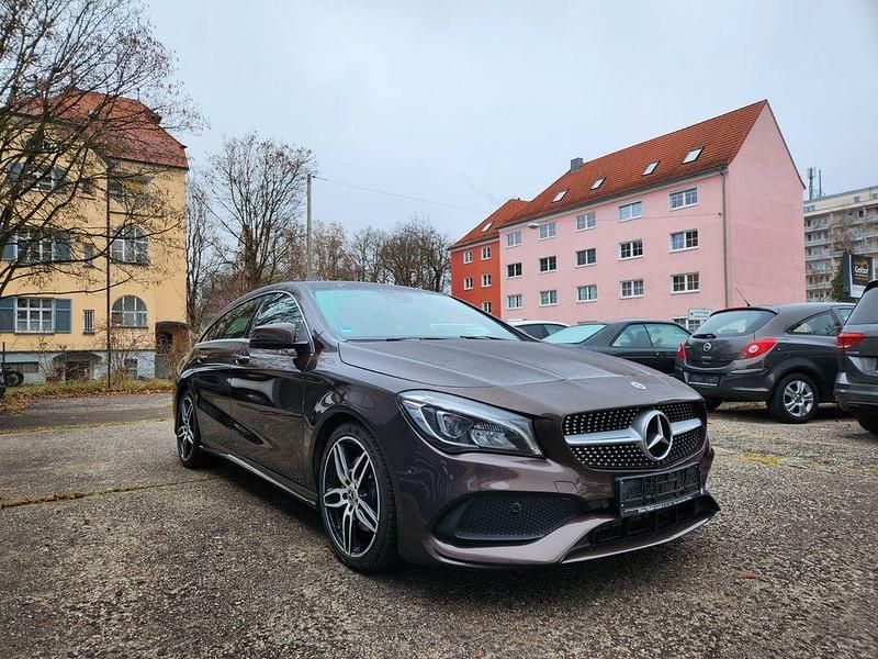 Braun Gebraucht 2018 Mercedes CLA220 Shooting Brake AMG line Kombi | 15.990 € (Fairer Preis) - Bild 1/4