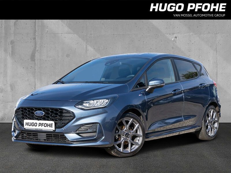 Chroma blau Gebraucht 2023 Ford Fiesta ST-Line Kleinwagen | 16.750 € (Fairer Preis) - Bild 1/4