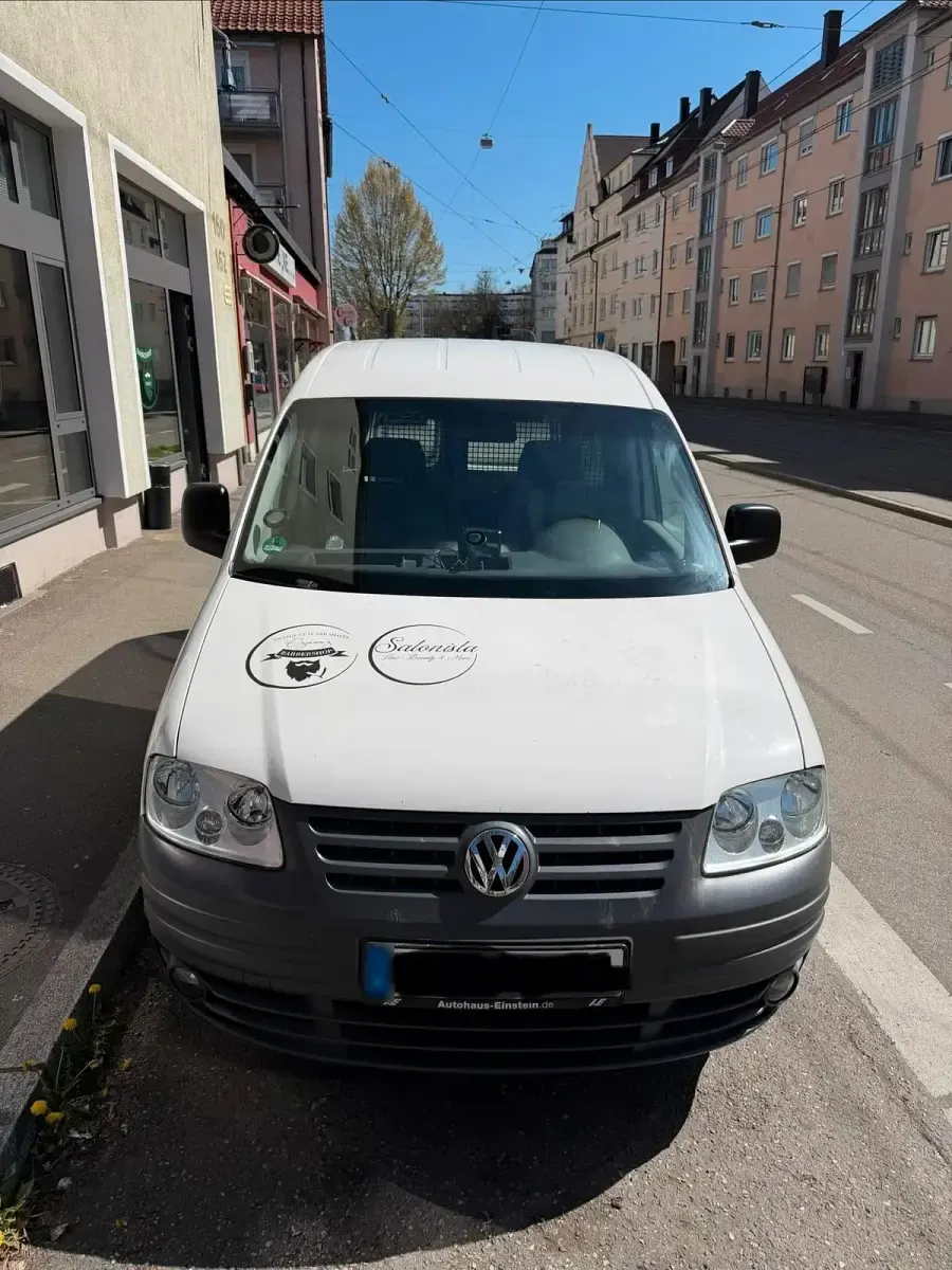Second-hand VW Caddy 75 CP (55 kW) 2005 Alb Monovolum