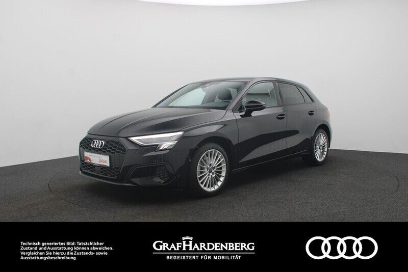 Brillantschwarz Gebraucht 2023 Audi A3 Sportback Limousine | 28.680 € (Fairer Preis) - Bild 1/4