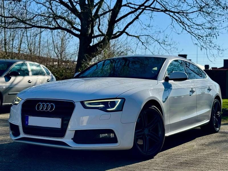 Gebraucht Audi A5 Sportback S-line plus 170 PS (125 kW) 2013 Weiß Kleinwagen