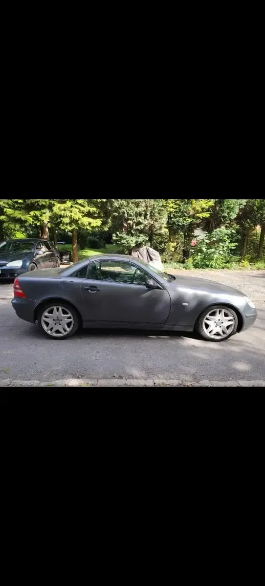 Gebraucht Mercedes SLK230 193 PS (141 kW) 1998 Grau Cabrio