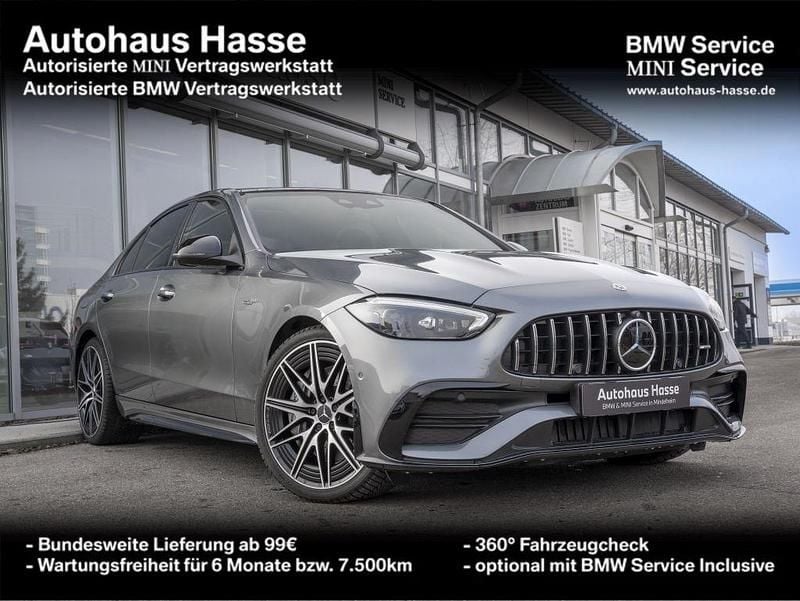 Grau Gebraucht 2023 Mercedes C43 AMG AMG Limousine | 57.890 € (Fairer Preis) - Bild 1/4