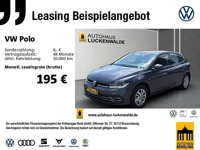 Gebraucht VW Polo Style 110 PS (80 kW) 2024 Grau Kleinwagen